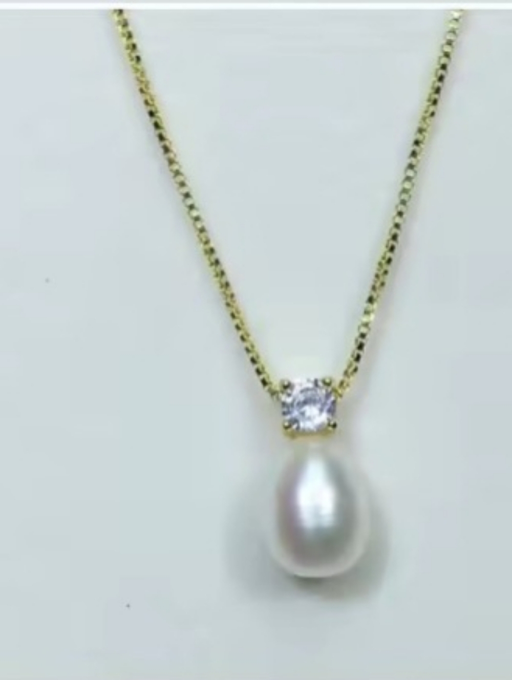 925 Sterling Silver Freshwater Pearl Pendant Necklace
